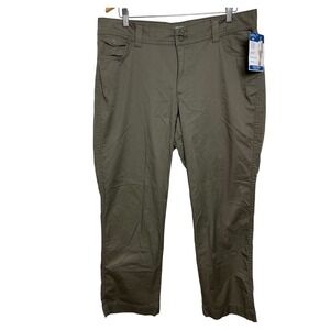 Riders by Lee Instantly Slims You Womens Pants Straight Leg Size 18M Olive D17